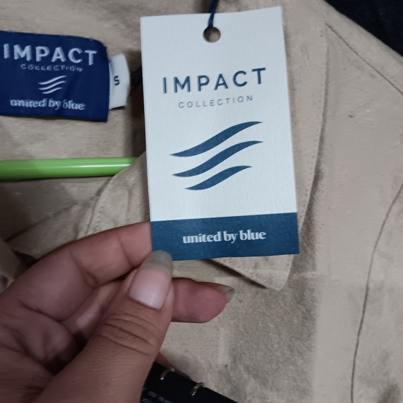 NWT impact collection size small button down collar dress - Picture 3 of 5